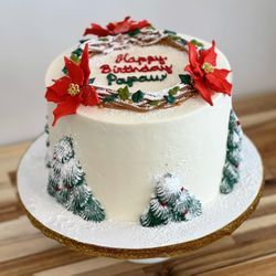 Sweet Creations Bakery - Christmas Buttercream Cake