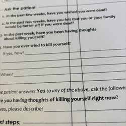 Metropolitan Medical Clinic - Invasive surveys given to fill out