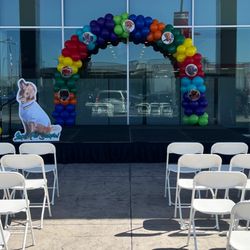 Equinox Party Events - One stop shop for all your party needs. Balloon arches, chairs, stage, tables, and more!
