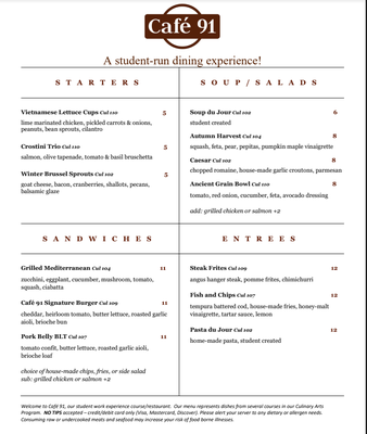 Menu photo 2 Cafe 91 Walnut, CA