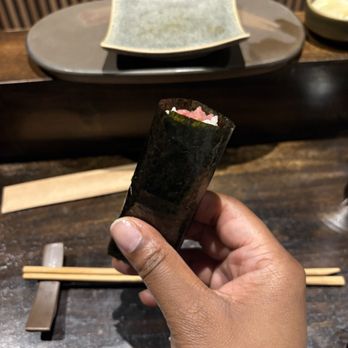 On10 - Medium Fatty tuna (chu toro) hand roll - Japanese Near Me - Atlanta, Georgia On10 - Medium Fatty tuna (chu toro) hand roll - Japanese Near Me - Atlanta, Georgia