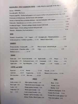 Menu photo 6 Balkan Taste Mount Prospect, IL