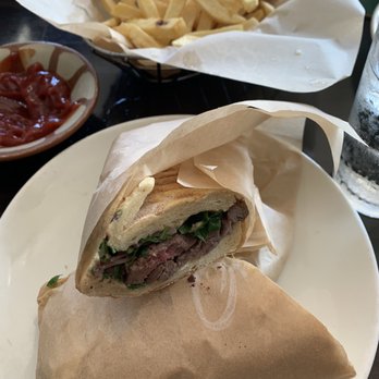 Open Sesame - Filet mignon panini - Mediterranean Near Me - Long Beach, California Open Sesame - Filet mignon panini - Mediterranean Near Me - Long Beach, California