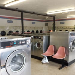 Bubble Machine Laundromat - This is only one side of this nicely tended laundromat