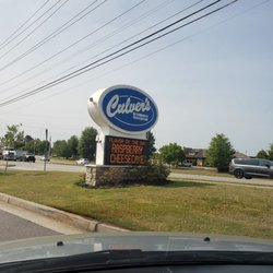 Culver's - Sign out front,  across from Cheddars in Gainesville.