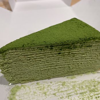 Lady M Cake Boutique - Matcha Mille Crepe Cake - Bakeries Near Me - Tysons, Virginia Lady M Cake Boutique - Matcha Mille Crepe Cake - Bakeries Near Me - Tysons, Virginia