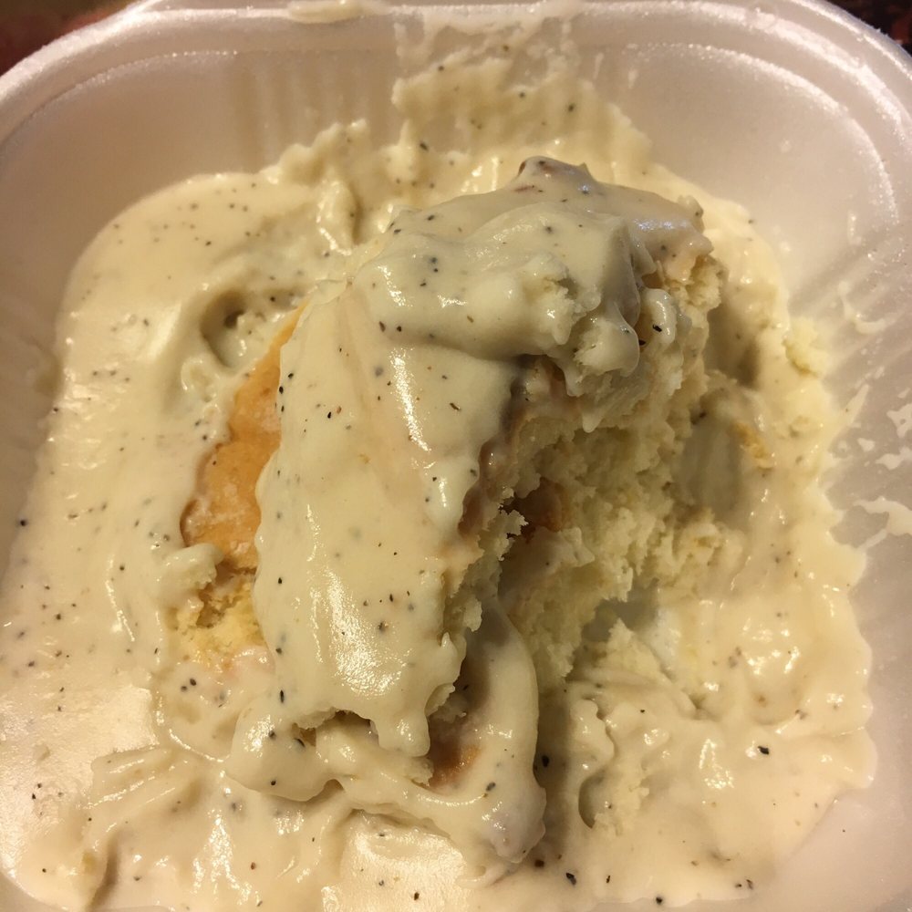 The Mayors Place - Biscuits and gravy. I couldn't stop myself from eating it before taking a picture. DELICIOUS - Breakfast & Brunch Near Me - Nipomo, California