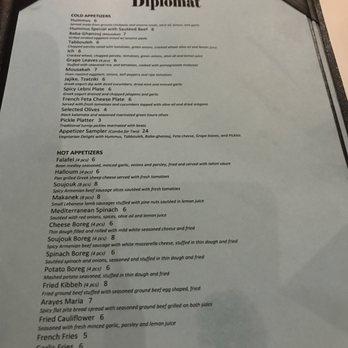 The Diplomat Eatery and Tavern - Menu 08/2017 - Mediterranean Near Me - Monrovia, California The Diplomat Eatery and Tavern - Menu 08/2017 - Mediterranean Near Me - Monrovia, California