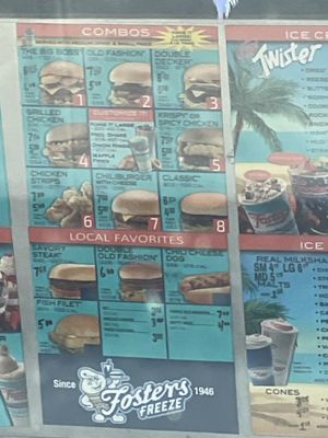 Menu photo 1 Fosters Freeze Tracy, CA Menu photo 1 Fosters Freeze Tracy, CA