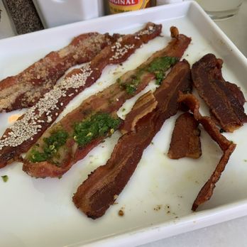 Immigrant Son Caffe - Bacon flight - New American Near Me - Ventura, California Immigrant Son Caffe - Bacon flight - New American Near Me - Ventura, California