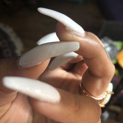 Excel Nails - My ring finger looked like this the same day I walked out.
