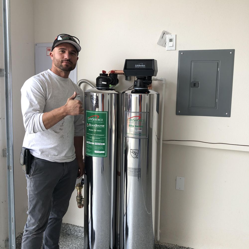 LifeSource Water Systems - Sam the installed with our new LifeSource Water System. - Water Purification Services Near Me - Pasadena, California LifeSource Water Systems - Sam the installed with our new LifeSource Water System. - Water Purification Services Near Me - Pasadena, California