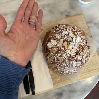 Take It Easy Roasters - The almond croissant was huge and SO yummy! - Bakeries Near Me - Las Vegas, Nevada