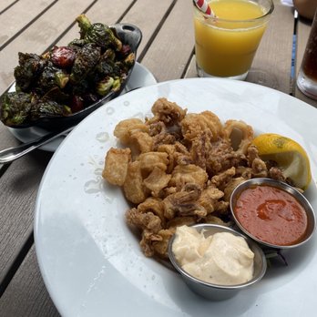 Lighthouse - Calamari, Crisped Brussels Sprouts - Breakfast & Brunch Near Me - Newport Beach, California Lighthouse - Calamari, Crisped Brussels Sprouts - Breakfast & Brunch Near Me - Newport Beach, California