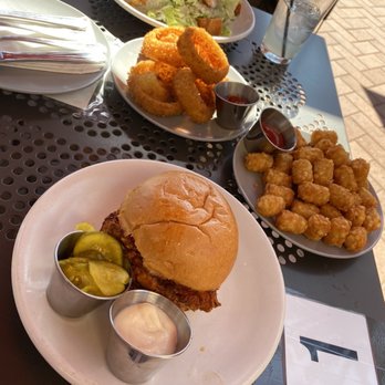 The Cut - Nashville Hot Chicken Sandwich & Tater Tots - Burgers Near Me - Irvine, California The Cut - Nashville Hot Chicken Sandwich & Tater Tots - Burgers Near Me - Irvine, California