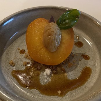 Lautrec - Peach with pit made of pate - New American Near Me - Farmington, Pennsylvania