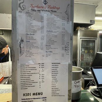 Barbara's Fishtrap - To-go Menu (12/26/22) - Seafood Near Me - Half Moon Bay, California Barbara's Fishtrap - To-go Menu (12/26/22) - Seafood Near Me - Half Moon Bay, California