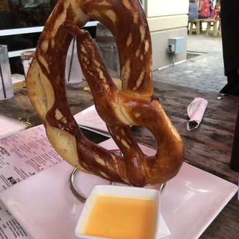Woodson's Local Tap + Kitchen - The infamous pretzel - half price during happy hour - Comfort Food Near Me - Conroe, Texas