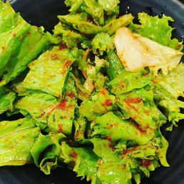 Korean lettuce salad with the BEST dressing Korean lettuce salad with the BEST dressing