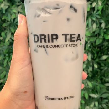 DRIP TEA - Tarp Ube Milk Tea with Boba - Bubble Tea Near Me - Seattle, Washington
