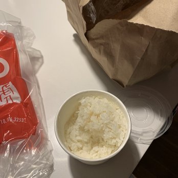 Ms Ohho - rice we got from here.. is this left over or something???? - Korean Near Me - Brooklyn, New York
