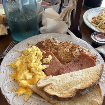 Huntley's Place - Spam Breakfast Combo - Breakfast & Brunch Near Me - Virginia Beach, Virginia Huntley's Place - Spam Breakfast Combo - Breakfast & Brunch Near Me - Virginia Beach, Virginia