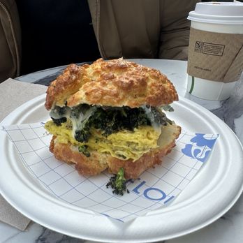 Flour - Broccolini and cheese added egg - Breakfast & Brunch Near Me - Asheville, North Carolina