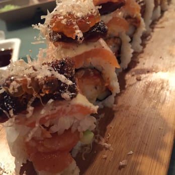 Asahi Teppanyaki & Sushi - Salmon Lover's Rill - yum!! - Sushi Bars Near Me - Flower Mound, Texas
