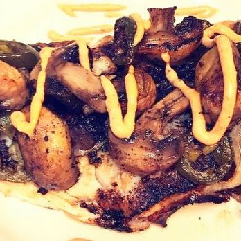 Classic's Bar & Grill - Grilled Catfish w/ grilled mushrooms, grilled jalapenos, and dijon mustard - American Near Me - Harlingen, Texas