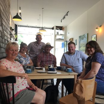 Coffee On The Crescent - Cricket lovers having breakfast before a trip to Headingley:) - Coffee & Tea Near Me - Leeds, XWY