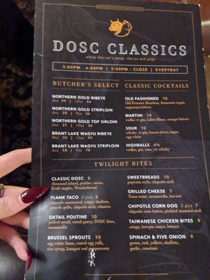 Menu photo 3 DOSC Edmonton, AB Menu photo 3 DOSC Edmonton, AB