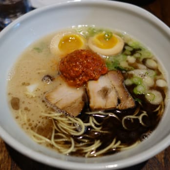 IPPUDO NY - Kanaka-men with soft boiled egg - Ramen Near Me - New York, New York