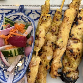 President Thai - 6 Piece Satay chicken - Thai Near Me - Pasadena, California President Thai - 6 Piece Satay chicken - Thai Near Me - Pasadena, California