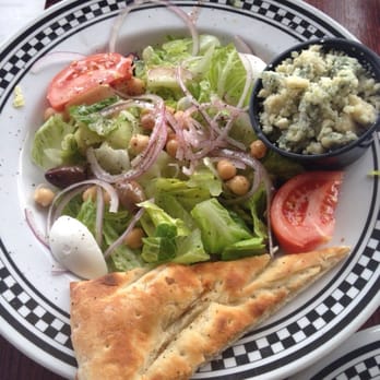 Anthony's Coal Fired Pizza & Wings - Tossed Salad with blue cheese on the side - Pizza Near Me - Commack, New York