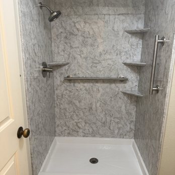 Reborn Cabinets - After: remodeled shower! - Cabinetry Near Me - Livermore, California Reborn Cabinets - After: remodeled shower! - Cabinetry Near Me - Livermore, California