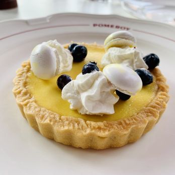 Pomeroy - Tarte au Citron (Almond Crust, Lemon Curd, Blueberries, Meringue) - French Near Me - Winnetka, Illinois