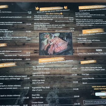 Alta Vaca Grill Argentinean Steakhouse - Menu - Steakhouses Near Me - Davie, Florida