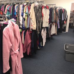 Julie's House Thrift Store - Racks and racks of women's clothing