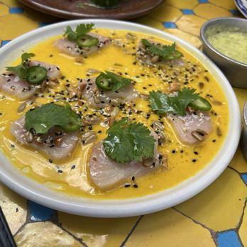 Las Montañas - Hamachi & Ají Amarillo Crudo - Mexican Near Me - Aspen, Colorado