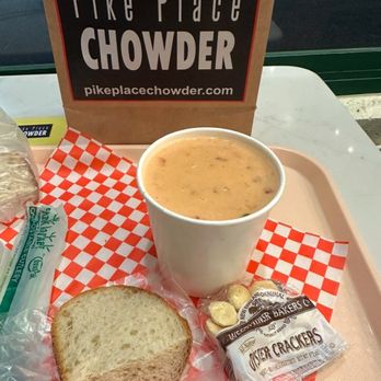 Pike Place Chowder - Seafood Bisque - Seafood Near Me - Seattle, Washington