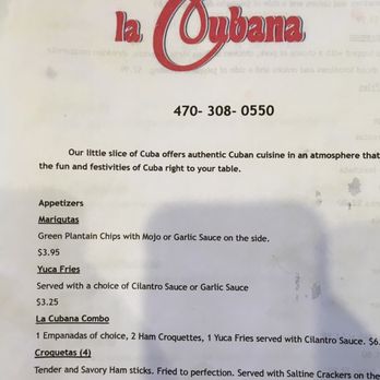 La Cubana - Cuban Near Me - Marietta, Georgia