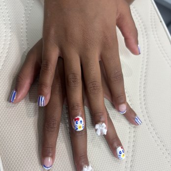 Bellas Nails and Spa - Kid manicure by Linda - Nail Salons Near Me - Rancho Cucamonga, California
