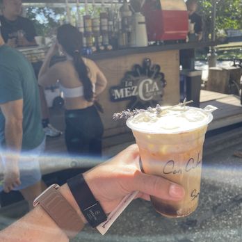 La Mezcla Coffee And Tea - Calma - caramel and lavender latte with cream. - Coffee & Tea Near Me - San Juan, Puerto Rico La Mezcla Coffee And Tea - Calma - caramel and lavender latte with cream. - Coffee & Tea Near Me - San Juan, Puerto Rico