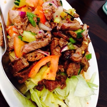 Chai Thung Thai Restaurant - Spicy beef salad, did not like the beef. - Thai Near Me - Sun Valley, California Chai Thung Thai Restaurant - Spicy beef salad, did not like the beef. - Thai Near Me - Sun Valley, California
