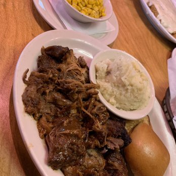 Texas Roadhouse - Pulled Pork Plate with mashed potatoes & corn - Steakhouses Near Me - Pflugerville, Texas Texas Roadhouse - Pulled Pork Plate with mashed potatoes & corn - Steakhouses Near Me - Pflugerville, Texas
