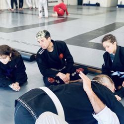 The Lighthouse Academy - Me and my students learning from master Franjinha