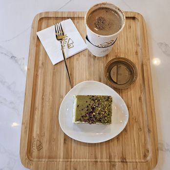 Jabal Coffee House - Mufawar coffee & pistachio tiramasu - Coffee & Tea Near Me - Orlando, Florida Jabal Coffee House - Mufawar coffee & pistachio tiramasu - Coffee & Tea Near Me - Orlando, Florida