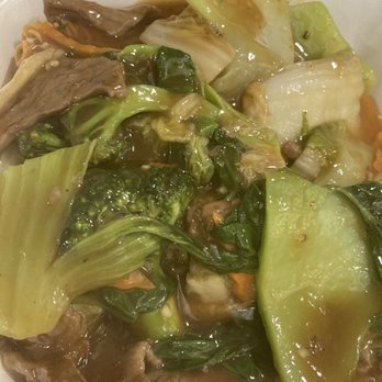 Lagoon Chinese Restaurant - We made our own cake noodle special:Beef w/mixed veggies,ono! - Chinese Near Me - Honolulu, Hawaii