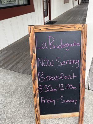 Menu photo 1 La Bodeguita Bodega Bay, CA
