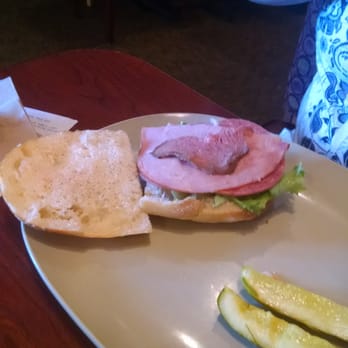 Panera Bread - This is the italian sandwhich, the miniscule steak is on top. When i brought it up they said it was correct. $12.50 for this? - Sandwiches Near Me - Nashua, New Hampshire